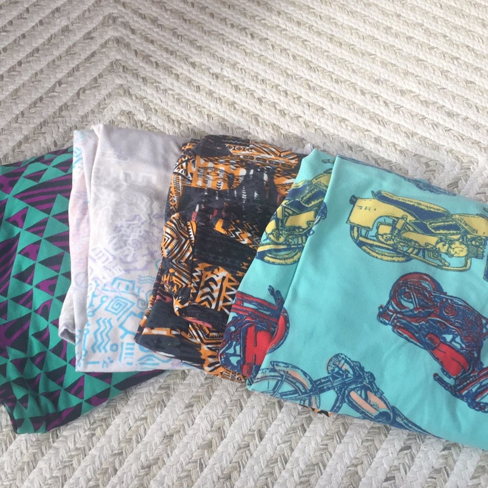 Lot of 4 TC tall curvy lularoe leggings 1x